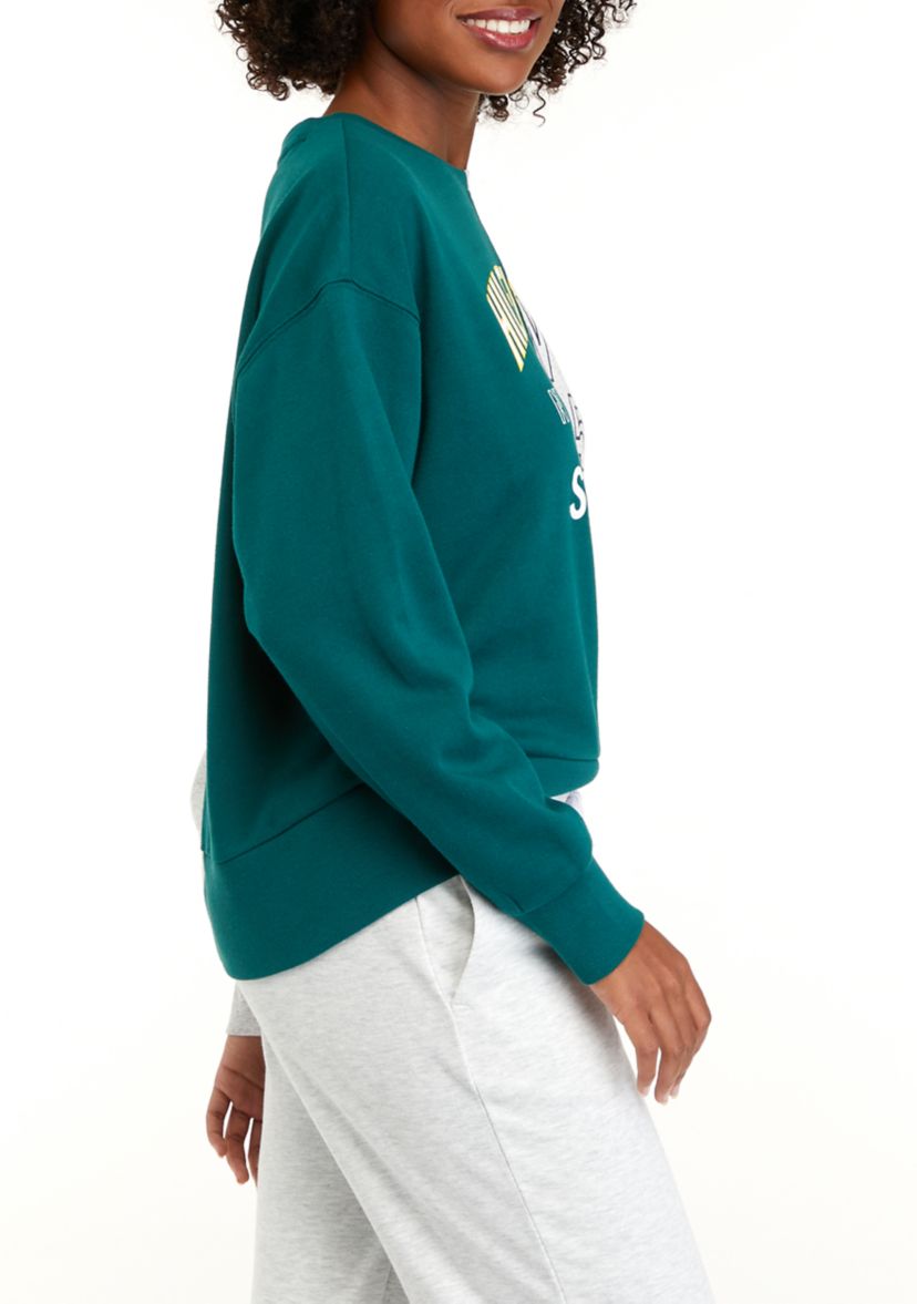 Crew Neck Split Logo Sweatshirt