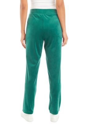 Kim Rogers Super Stretch Straight Leg Tummy Control Green Check Pants Size  18 