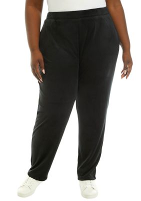 Terra & Sky Women's Plus Size Fleece Sweatpants, Sizes 0X-4X