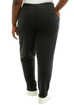 Kim Rogers, Pants & Jumpsuits, Kim Rogers Curvy Luxe Straight Tummy  Control 24w Average Charcoal Nwt Plus Size