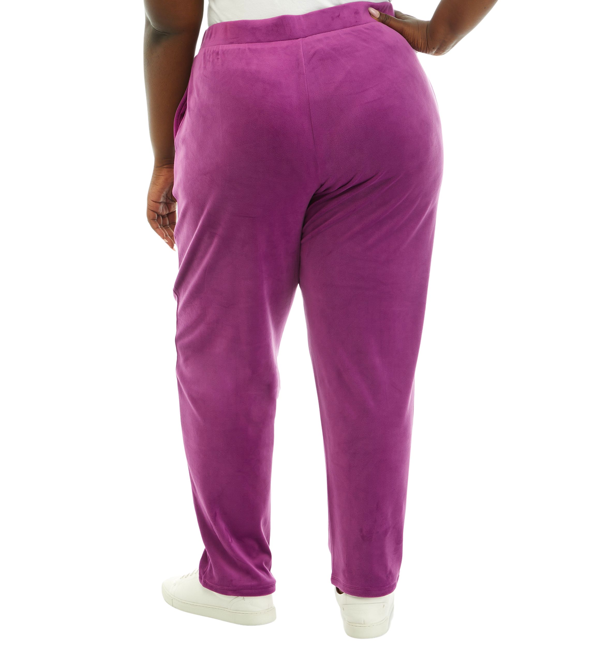 Plus Size Comfort Velour Pants 