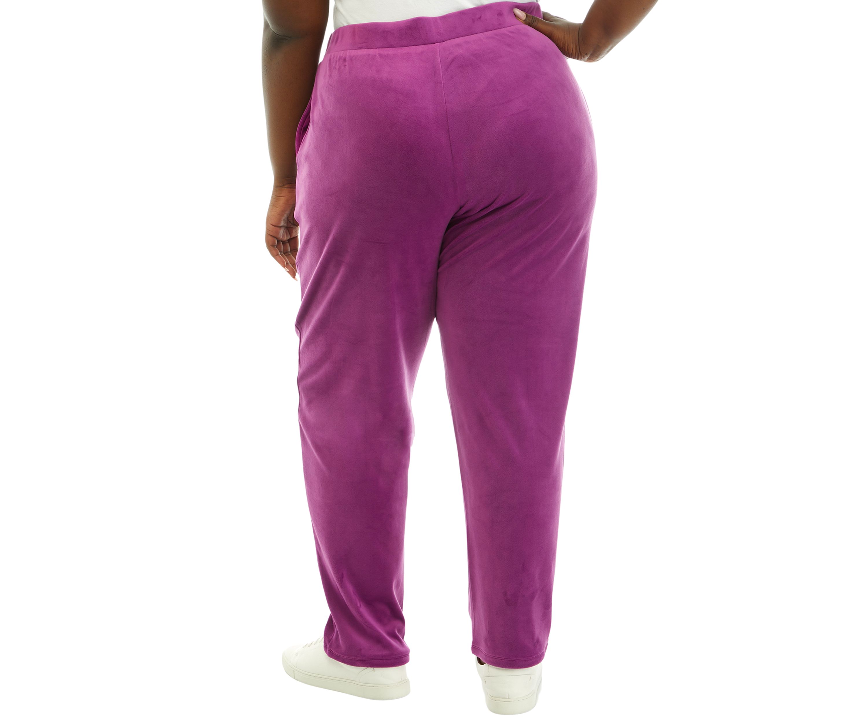 Plus Size Comfort Velour Pants 