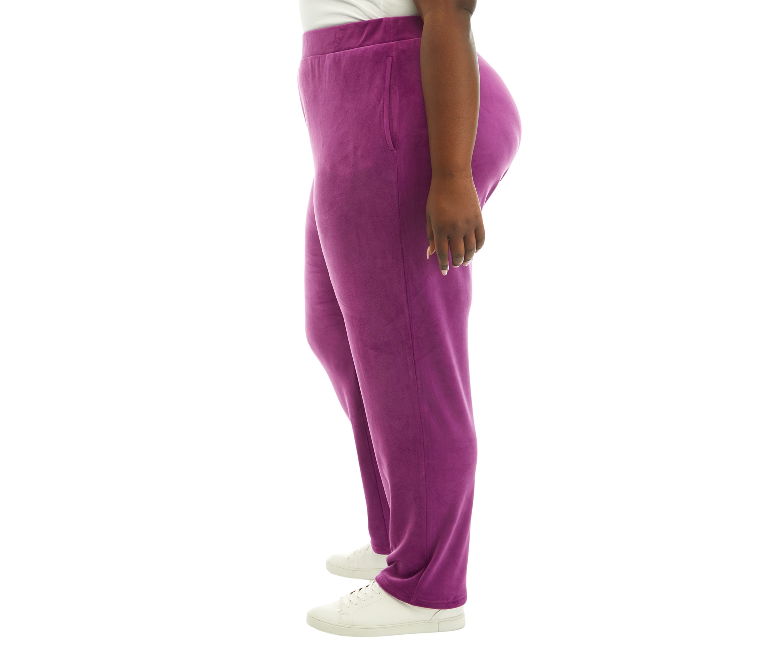 Plus Size Comfort Velour Pants 