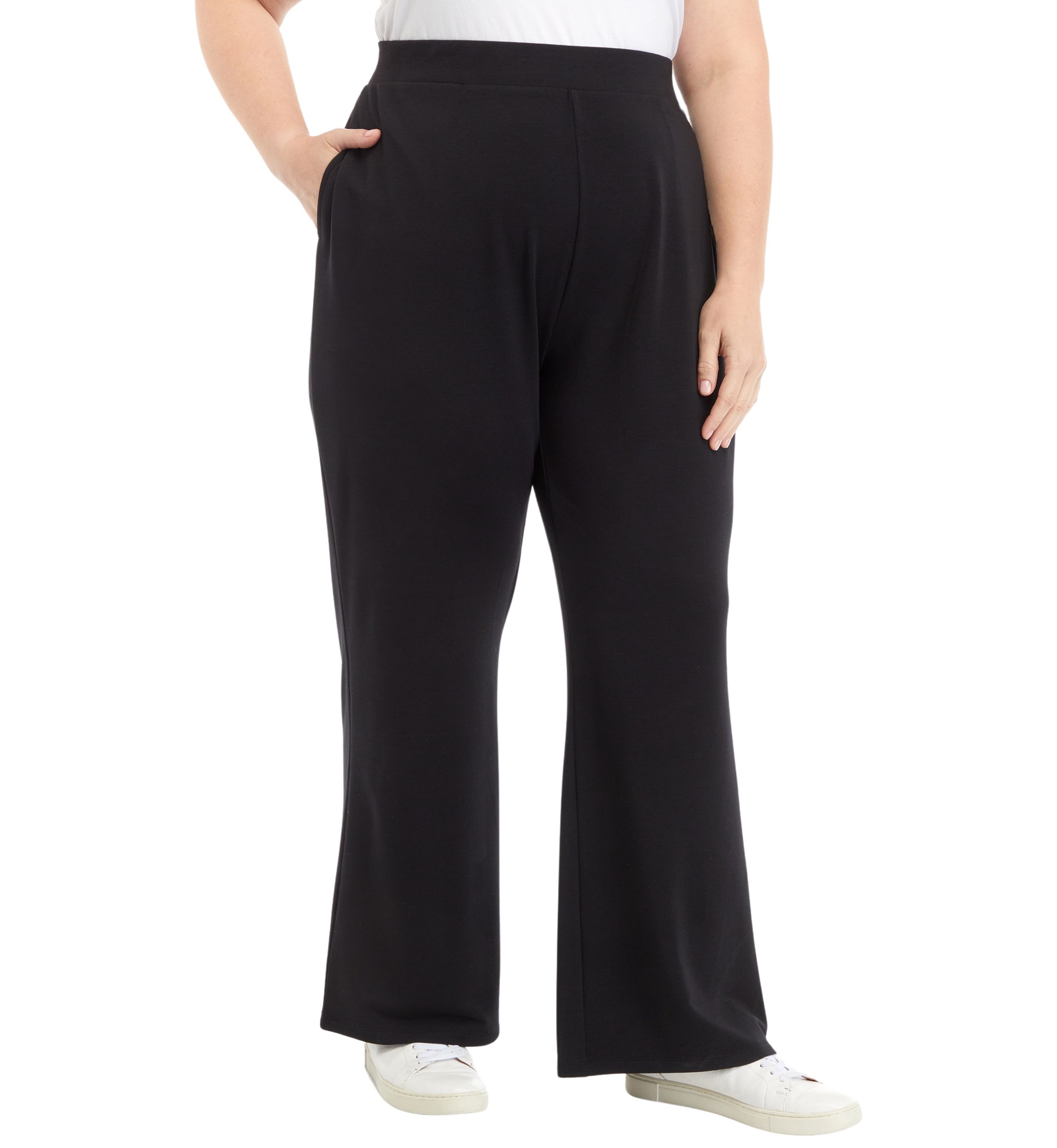 Plus Size Wide Leg Pants