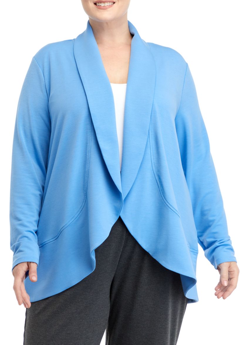 Plus Size Knit Cardigan