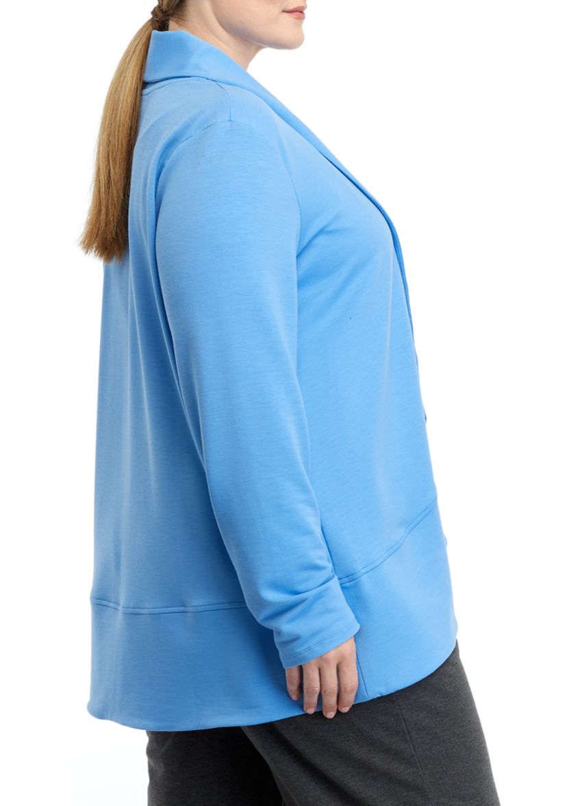 Plus Size Knit Cardigan