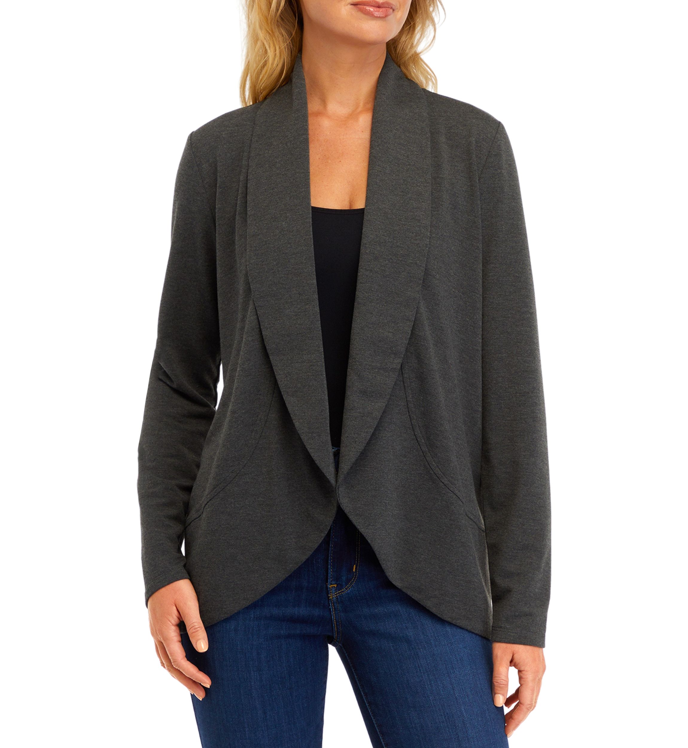 Womens Knit Heather Cardigan 