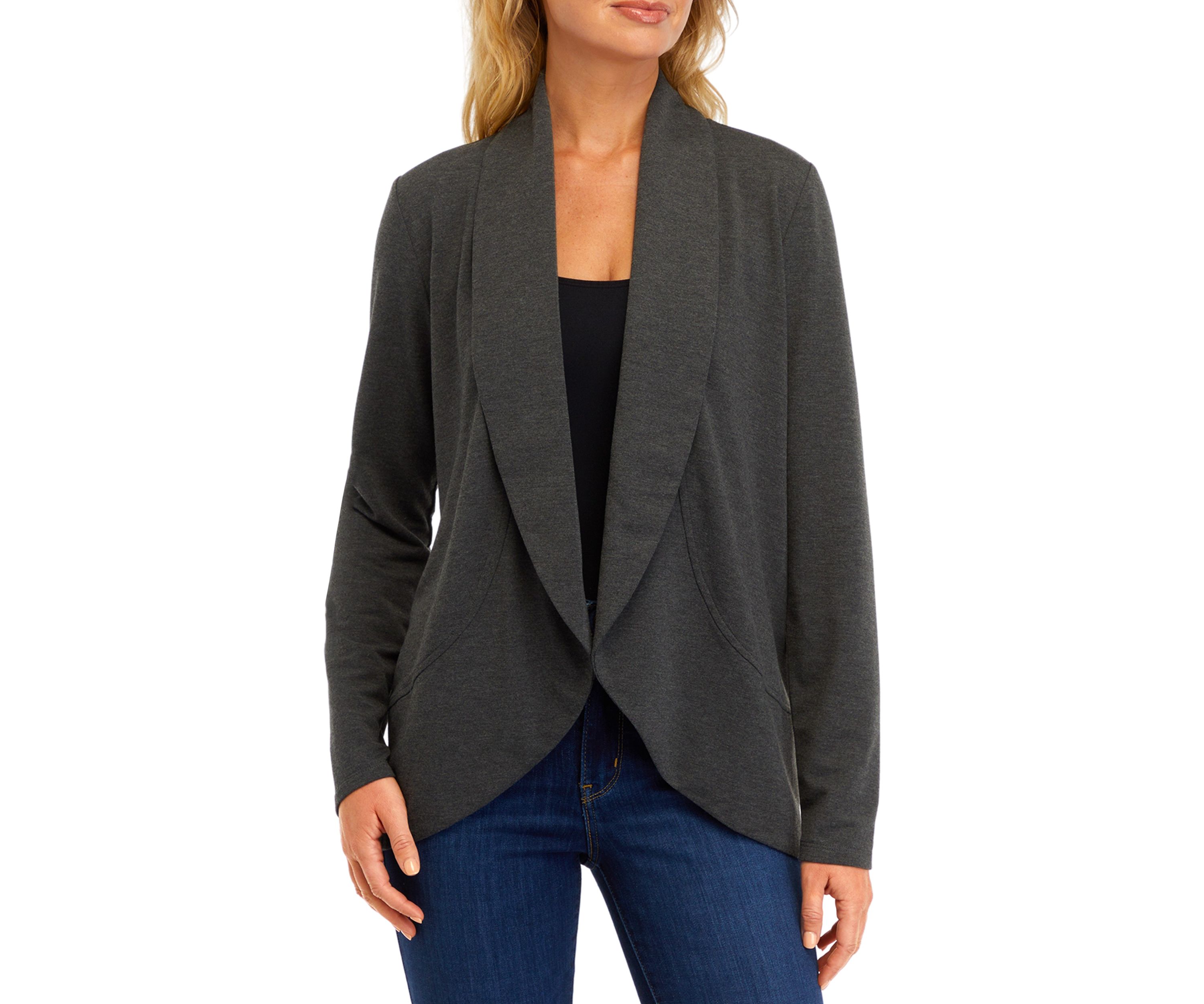 Womens Knit Heather Cardigan 