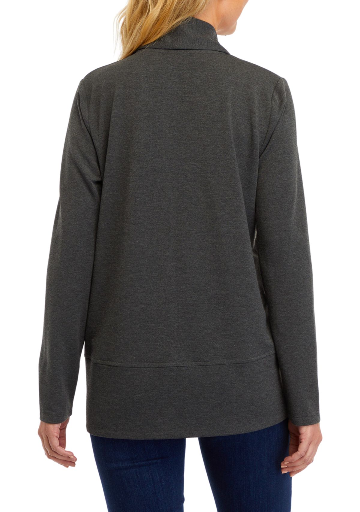 Womens Knit Heather Cardigan 