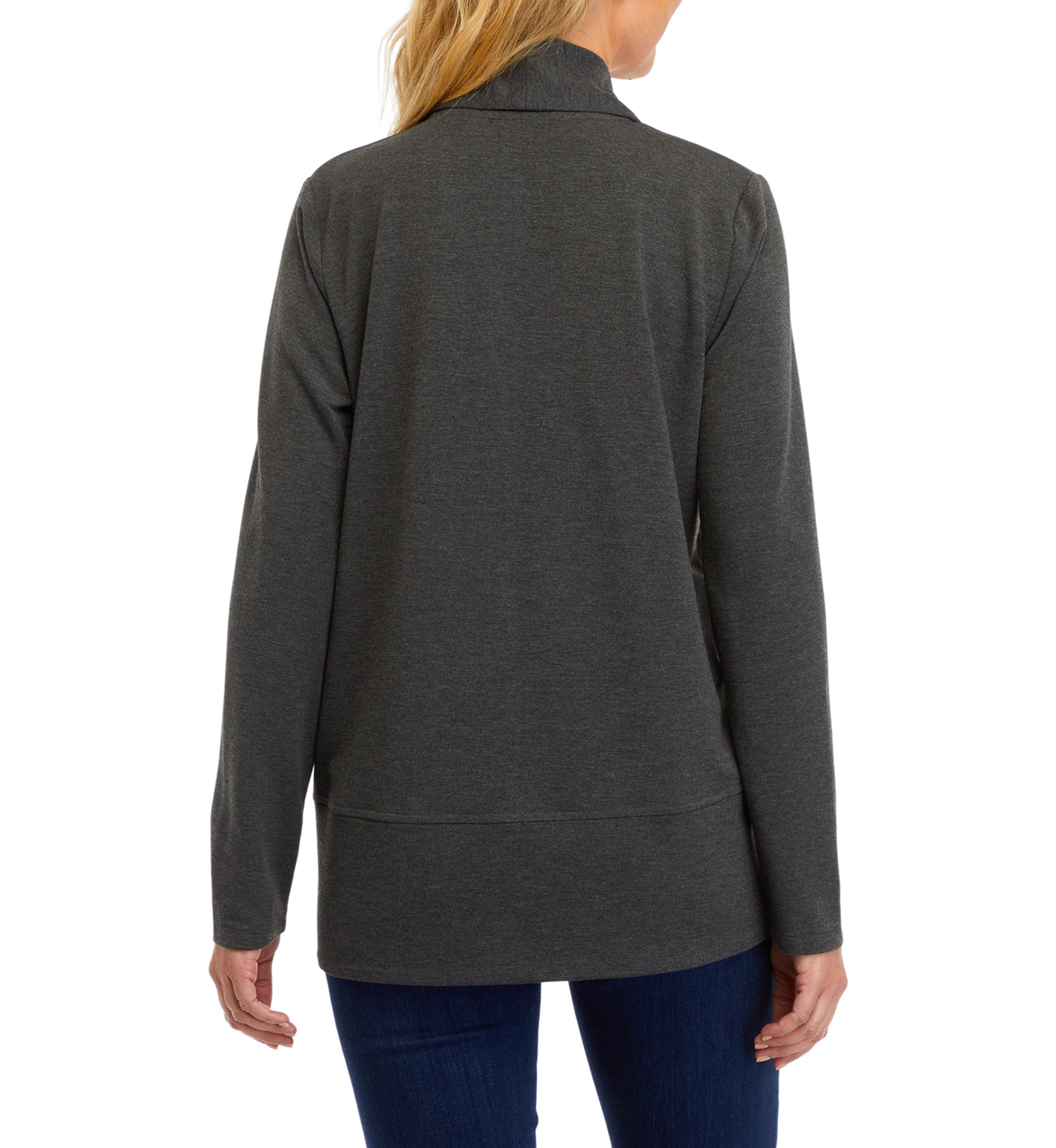 Womens Knit Heather Cardigan 