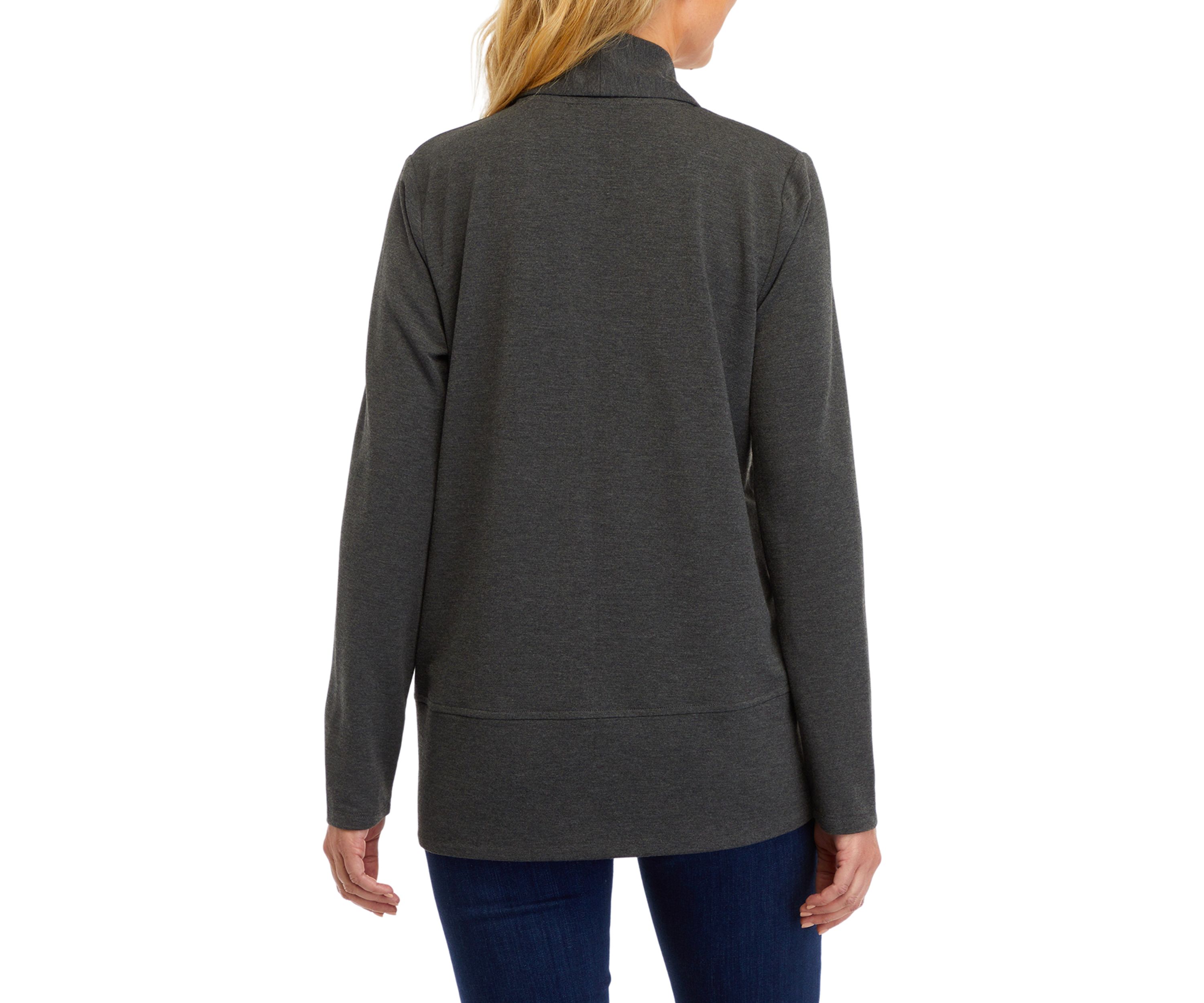 Womens Knit Heather Cardigan 