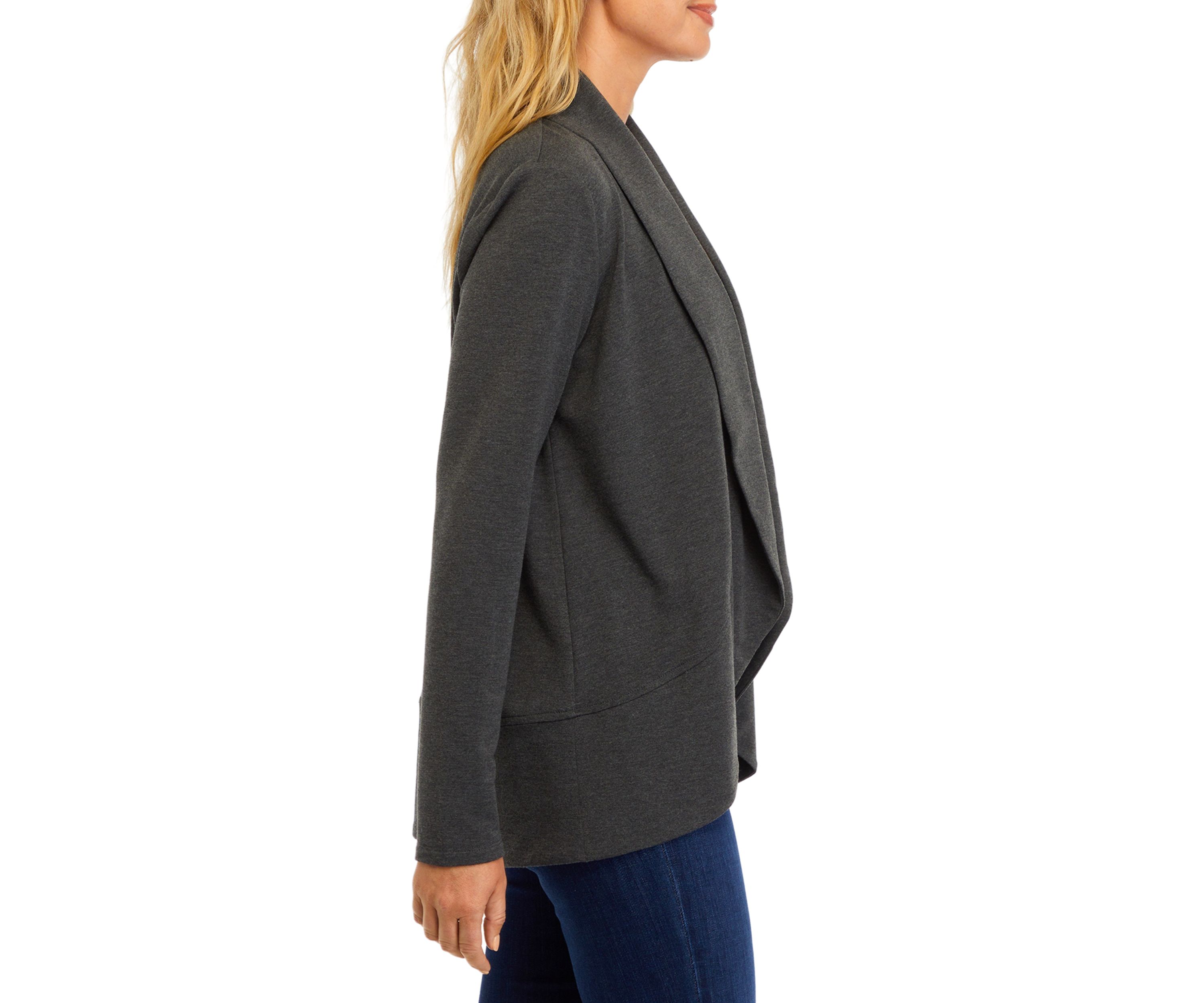 Womens Knit Heather Cardigan 