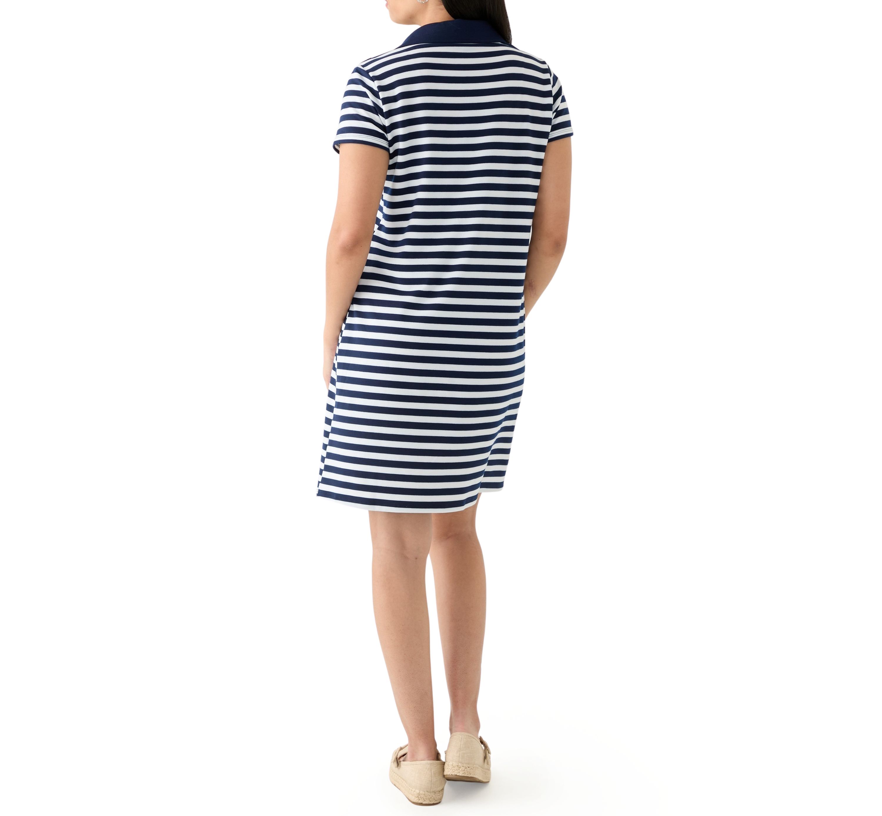 Womens Short Sleeve Polo Dress