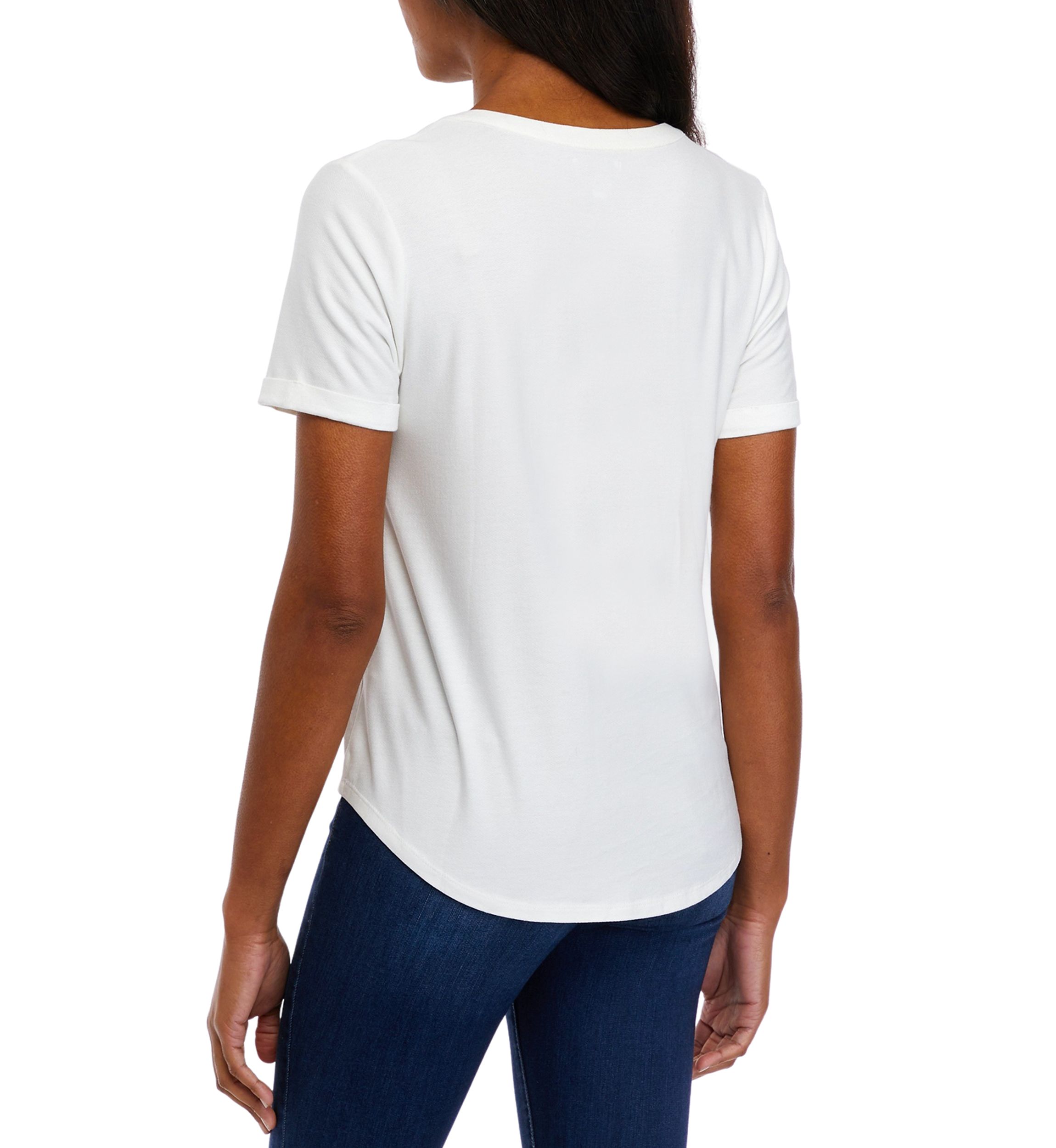 Womens Short Sleeve Pocket Suzette Top