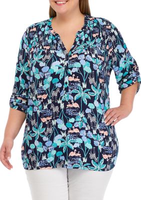 Belk women's sale plus size tops