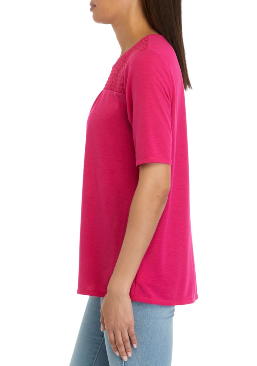 Womens Smocked Top