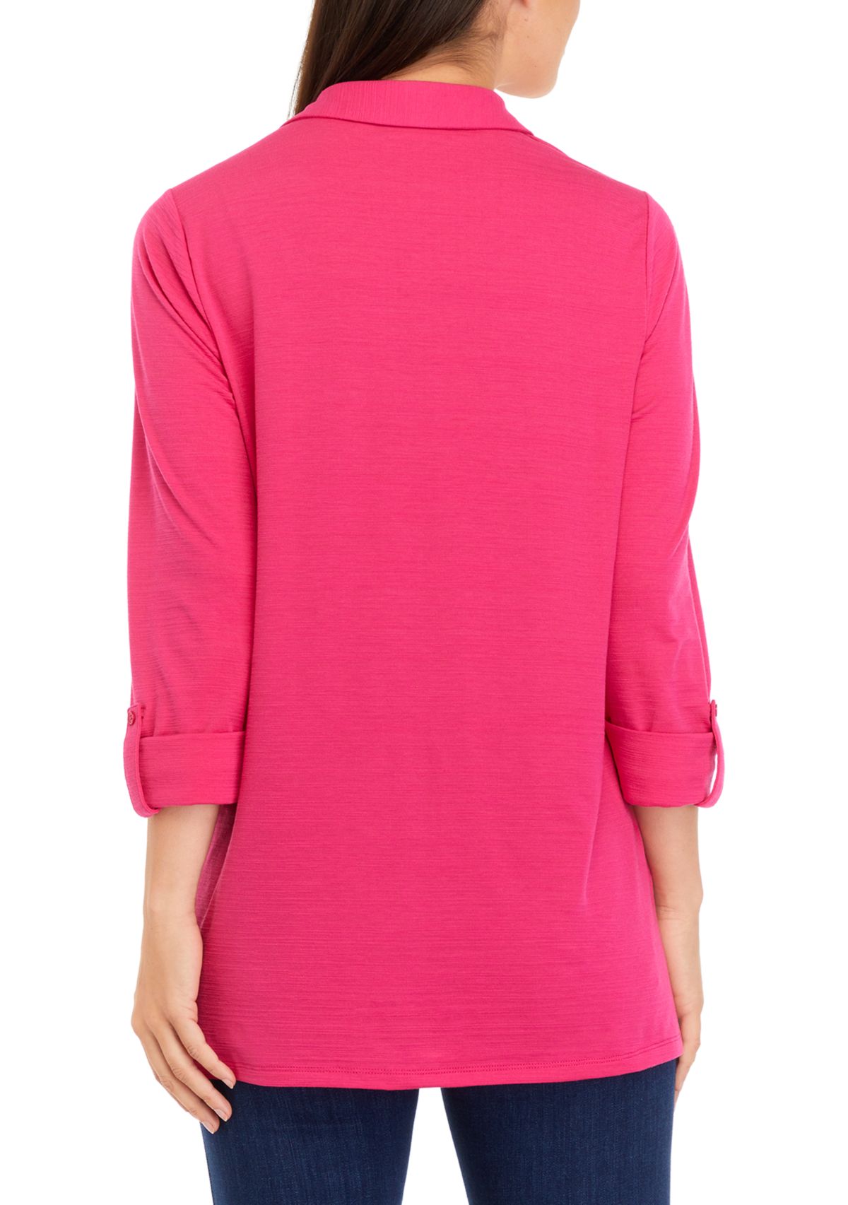Womens Knit Utility Tunic Top