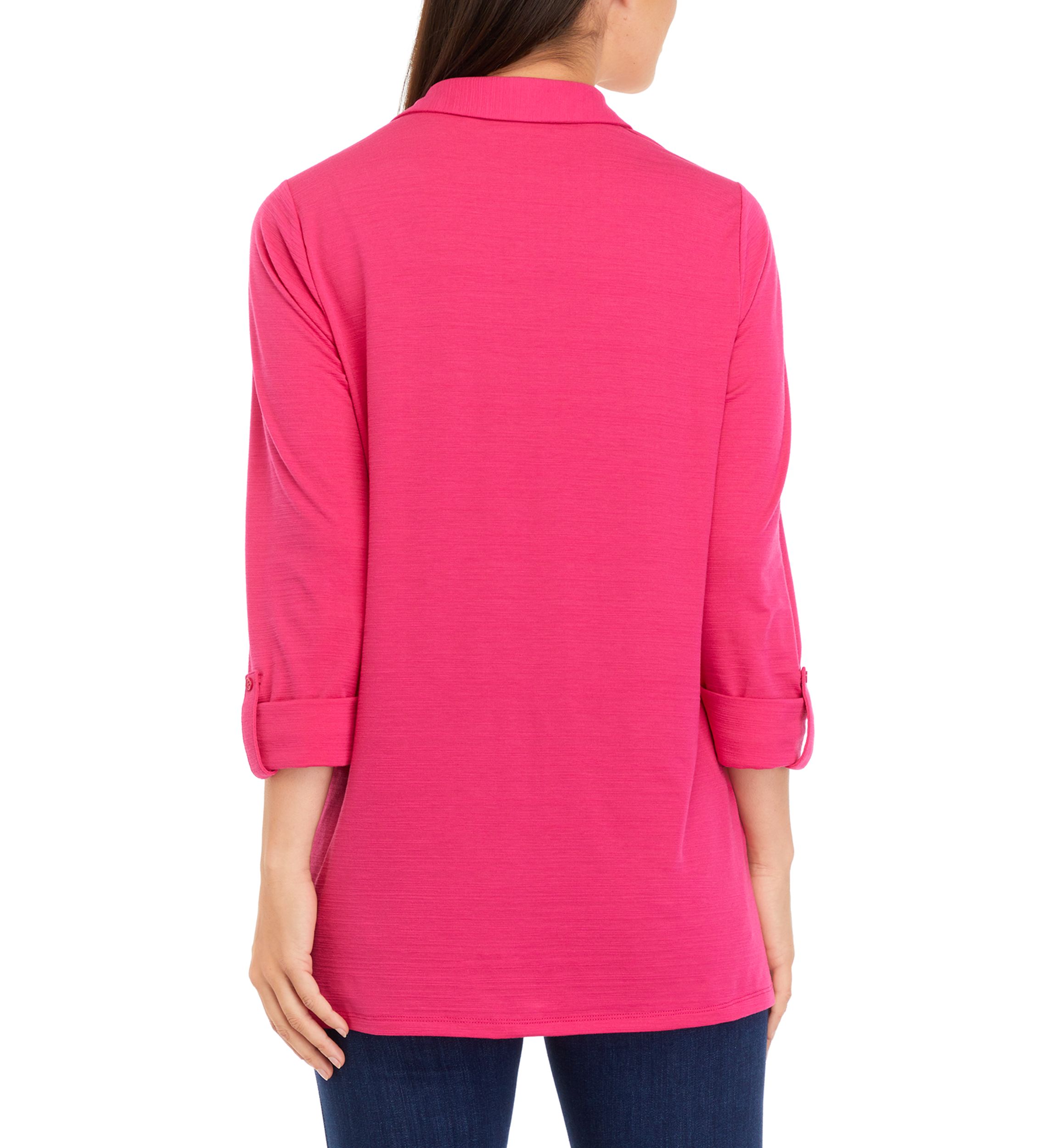 Womens Knit Utility Tunic Top