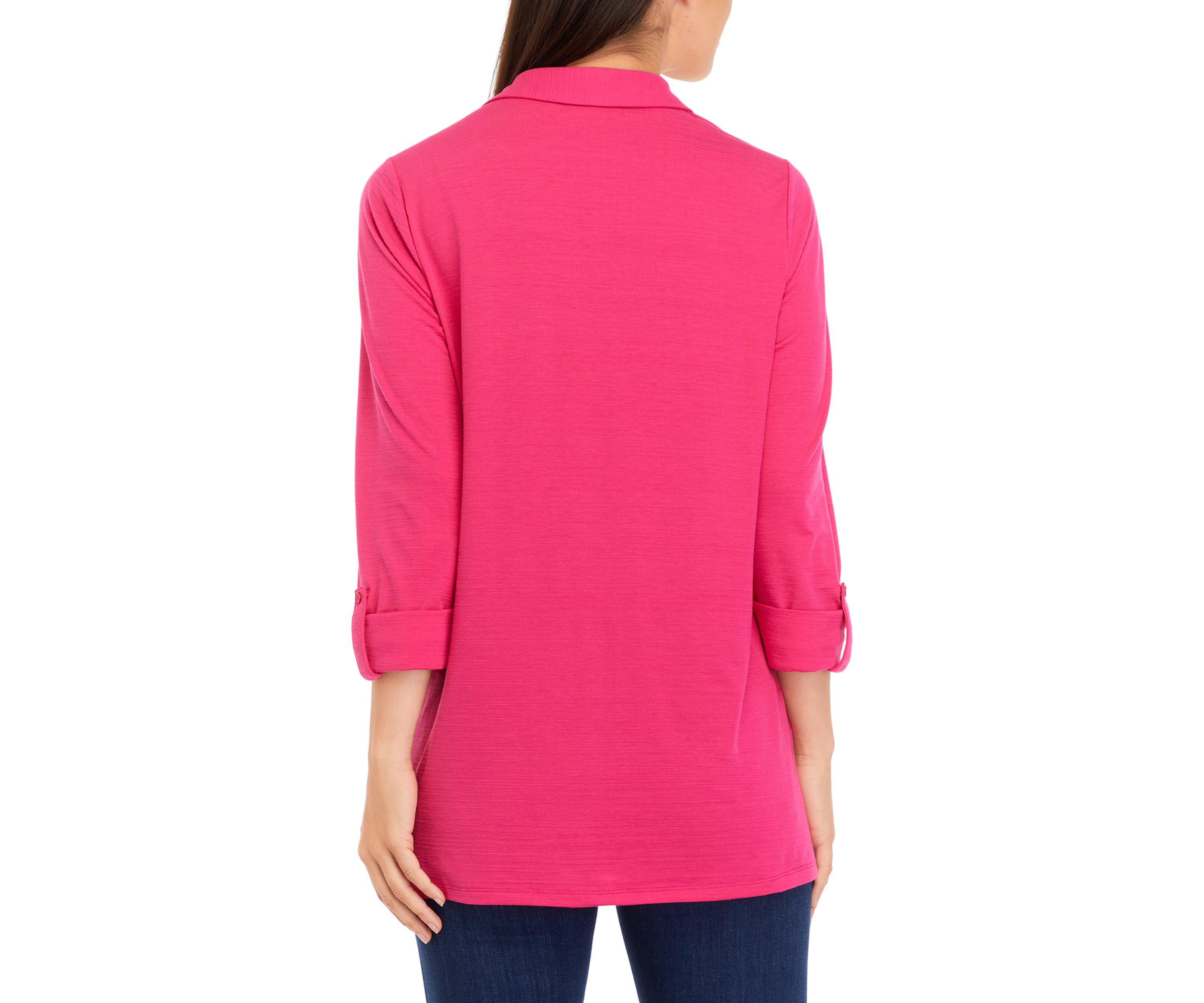 Womens Knit Utility Tunic Top