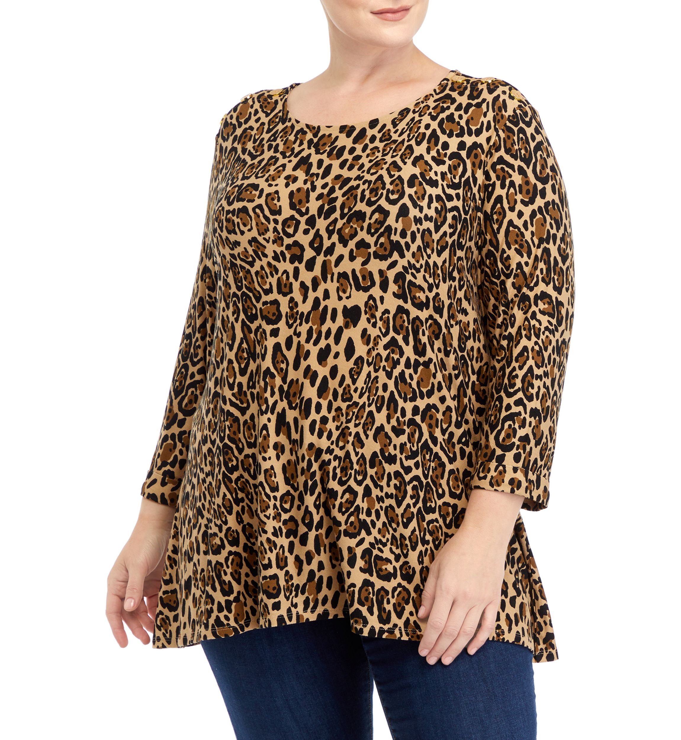 Plus Size Knit Tunic Top