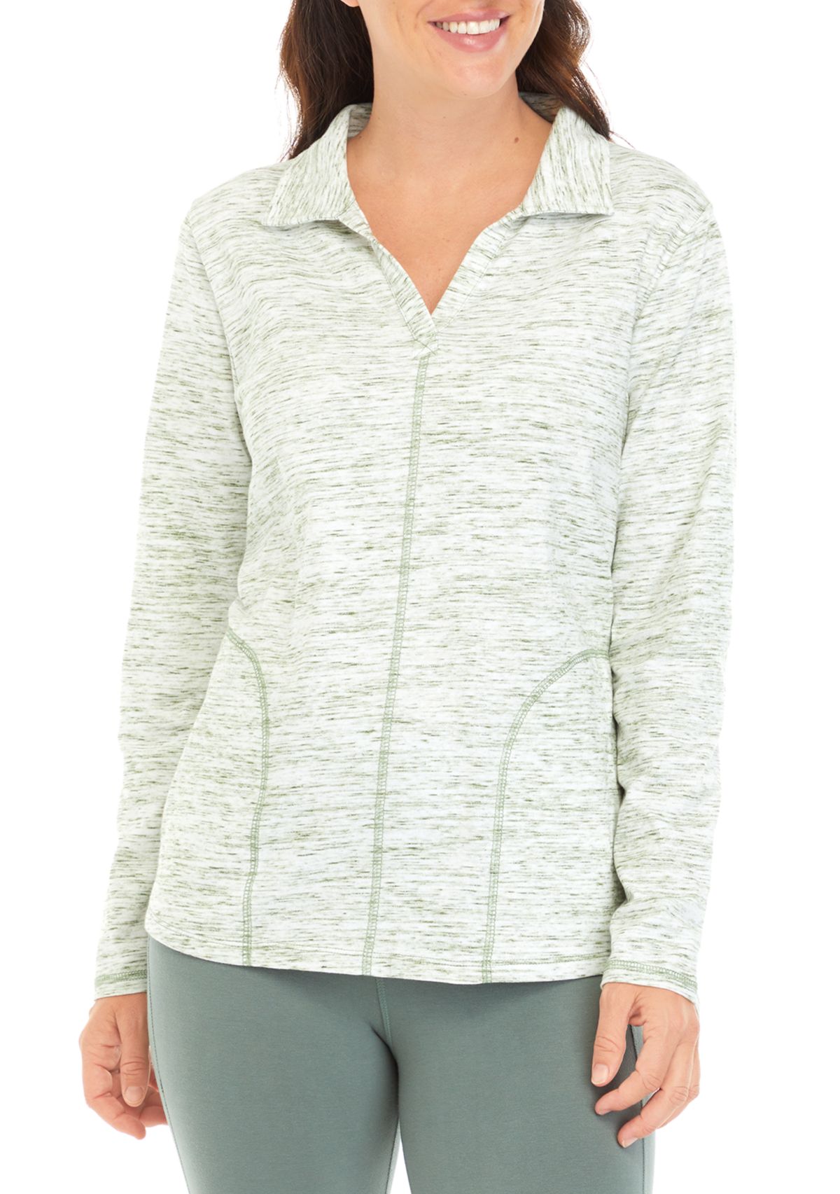 Womens Seam Detail Printed Top