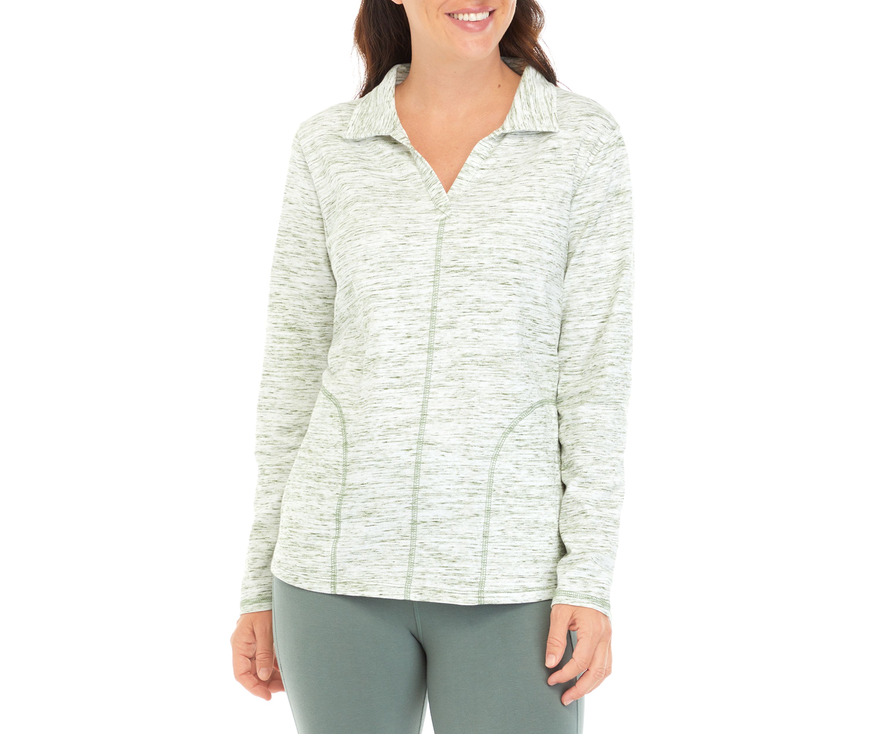 Womens Seam Detail Printed Top