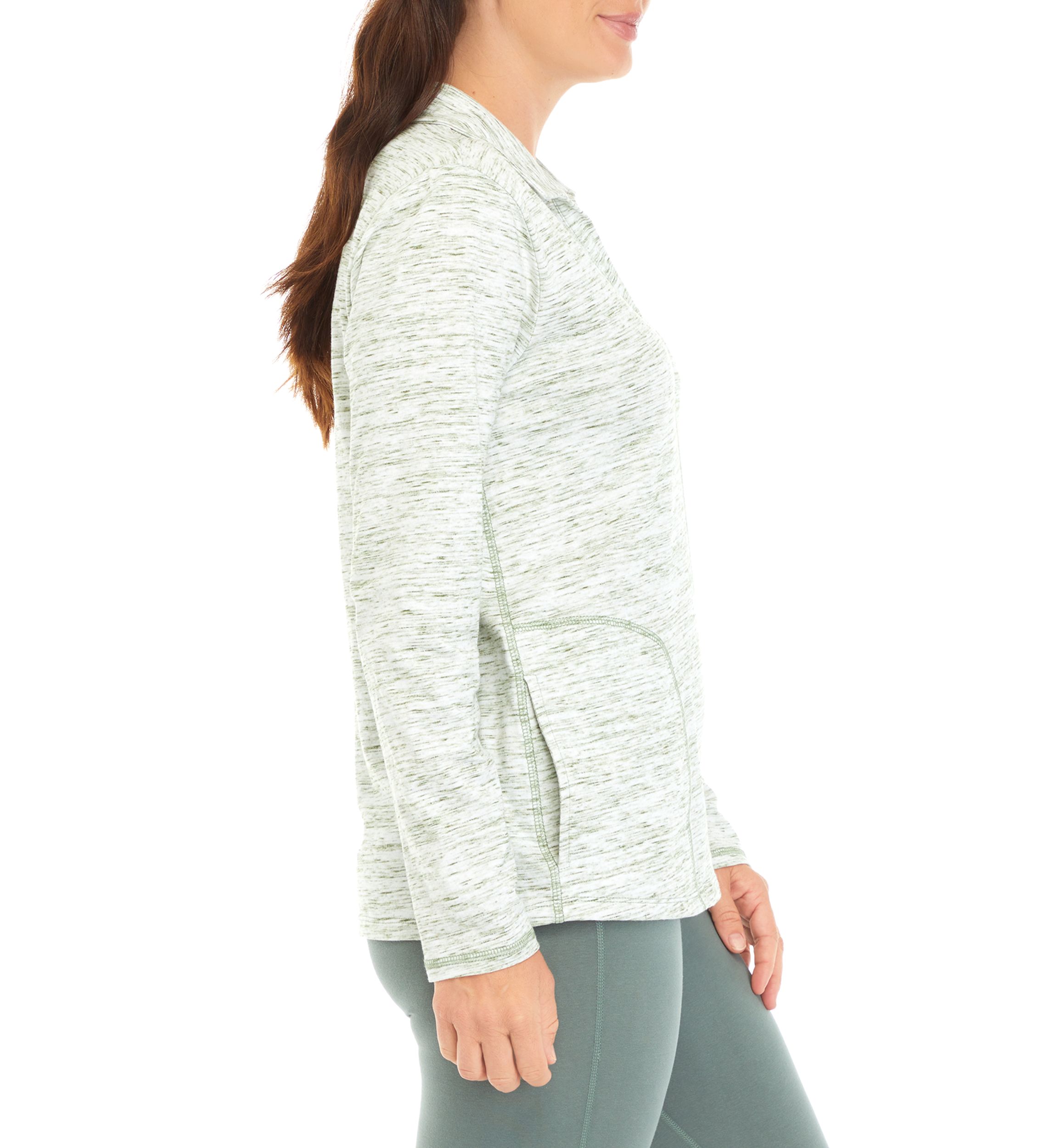 Womens Seam Detail Printed Top