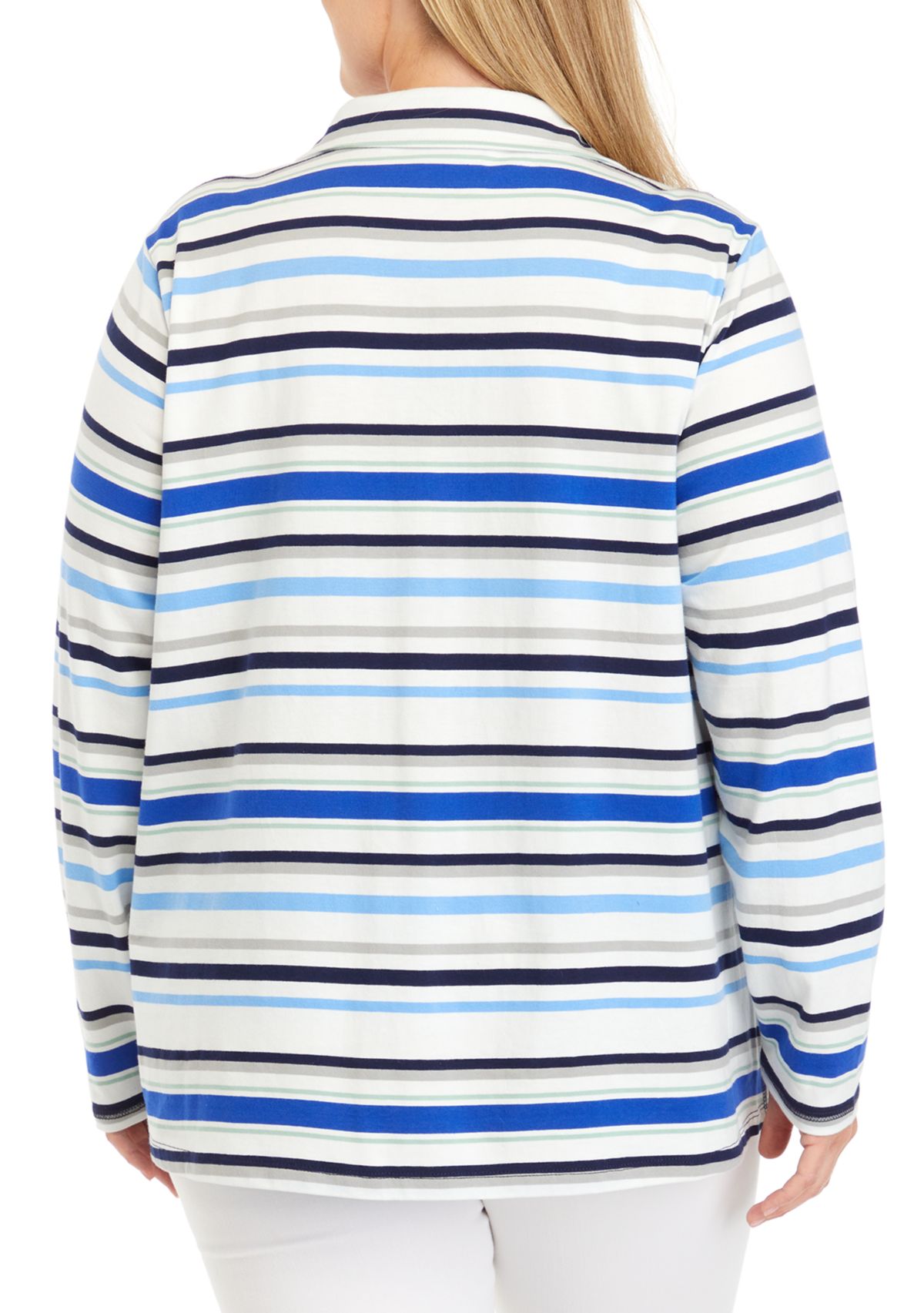 Plus Size Seam Detail Heather Pullover