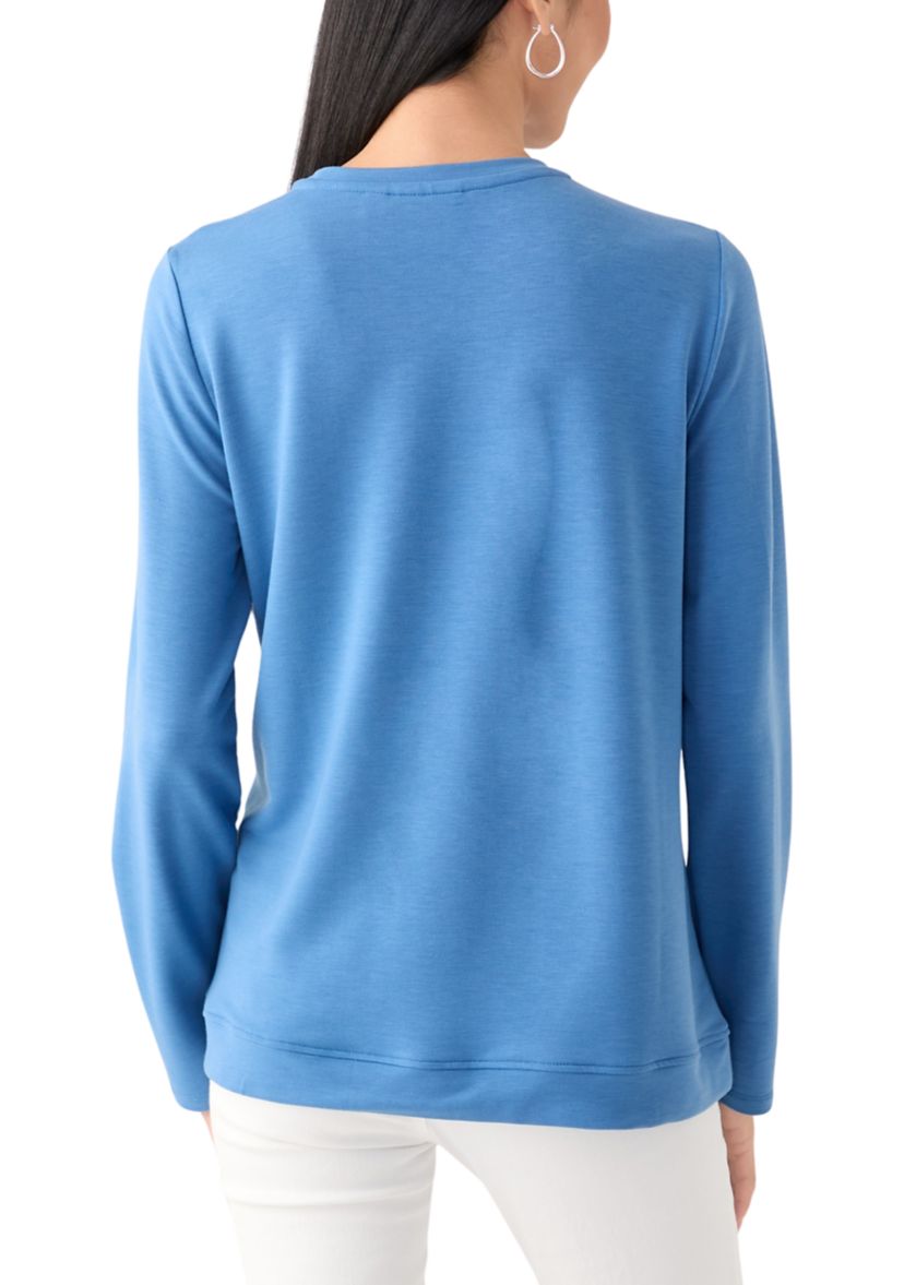 Womens Soft Set Crew Top