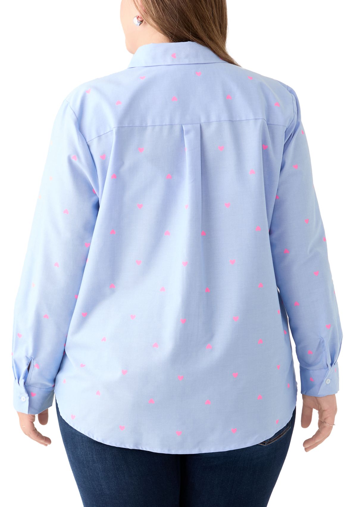 Plus Size Button Down Shirt