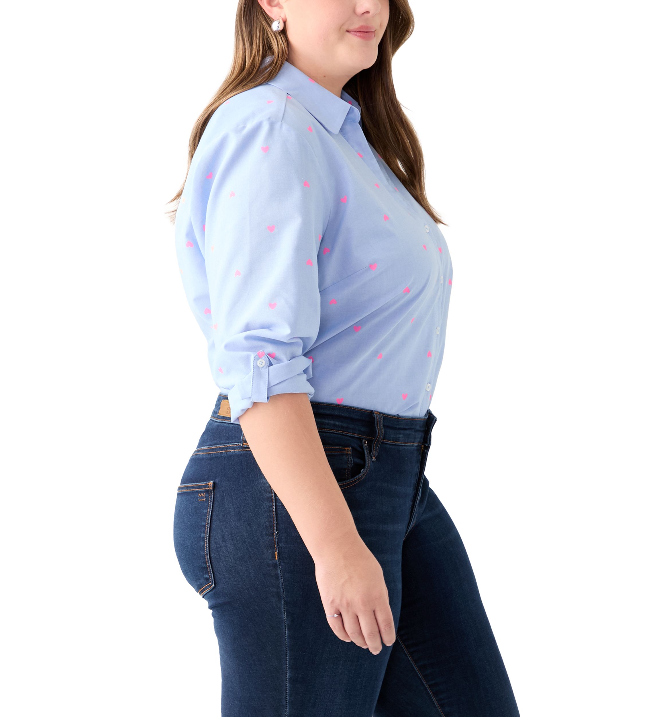 Plus Size Button Down Shirt