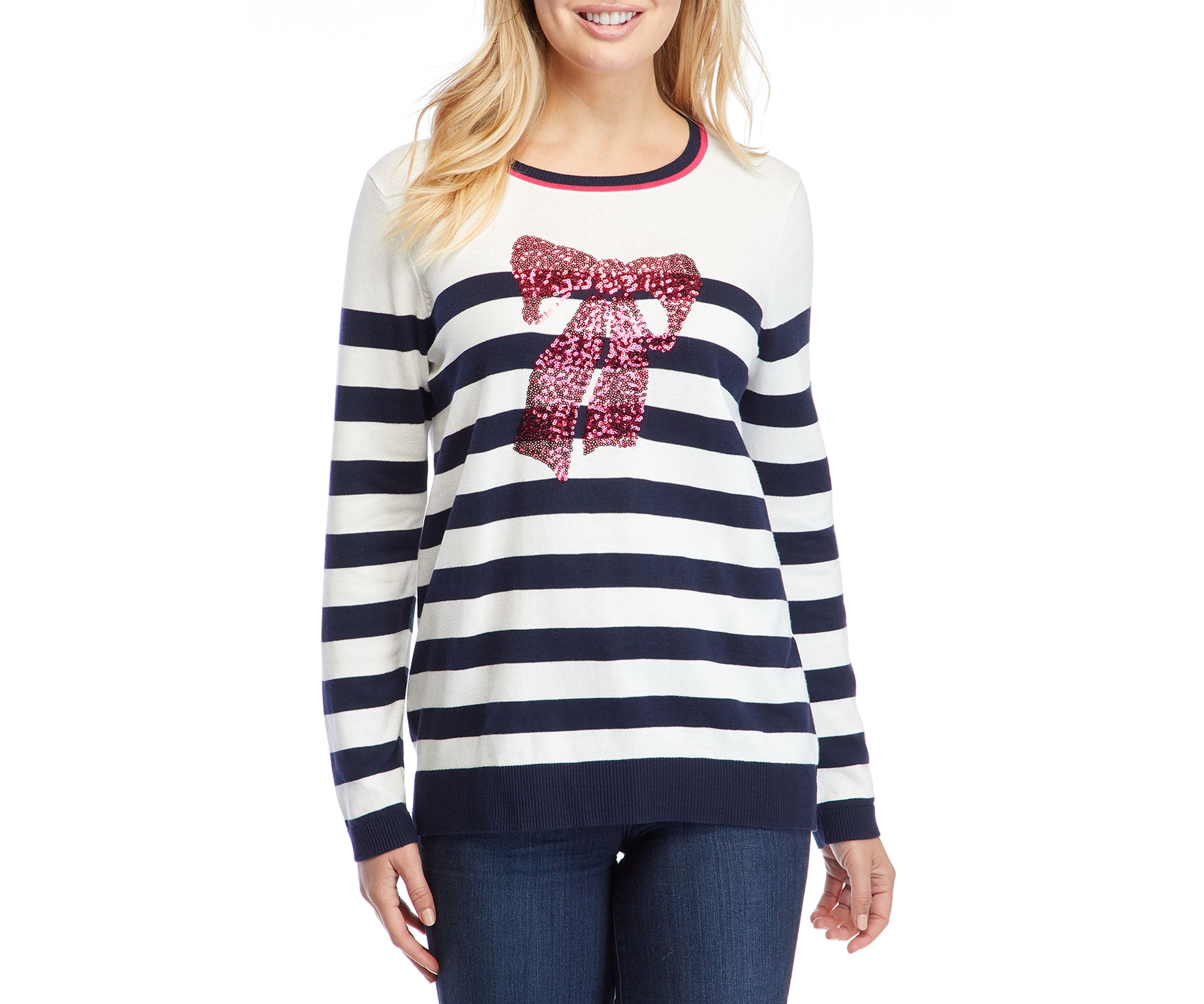 Womens Intarsia Sweater
