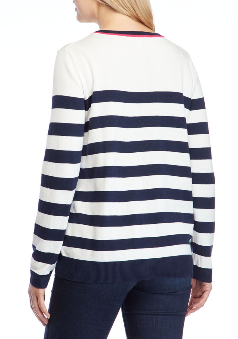 Womens Intarsia Sweater