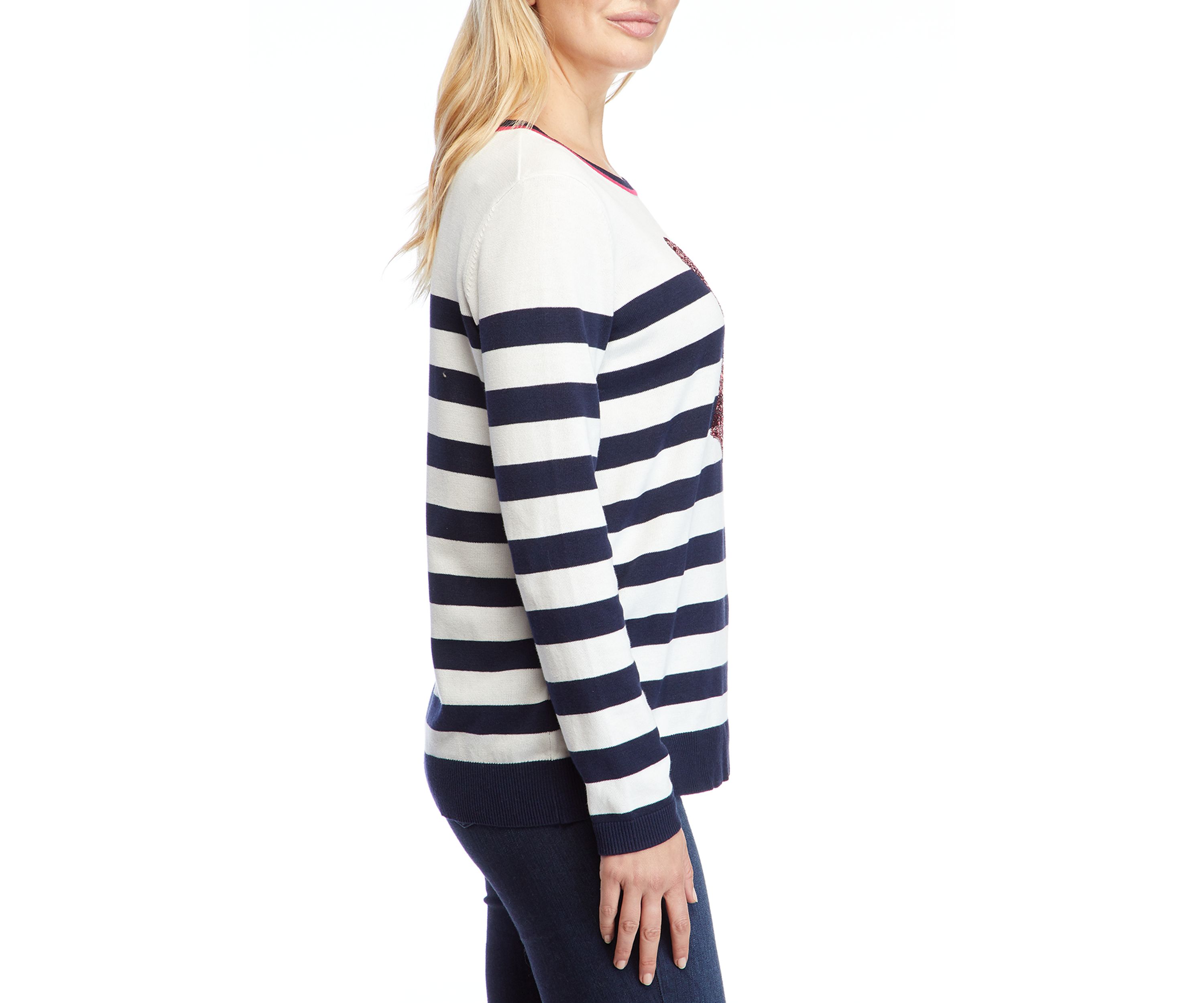 Womens Intarsia Sweater