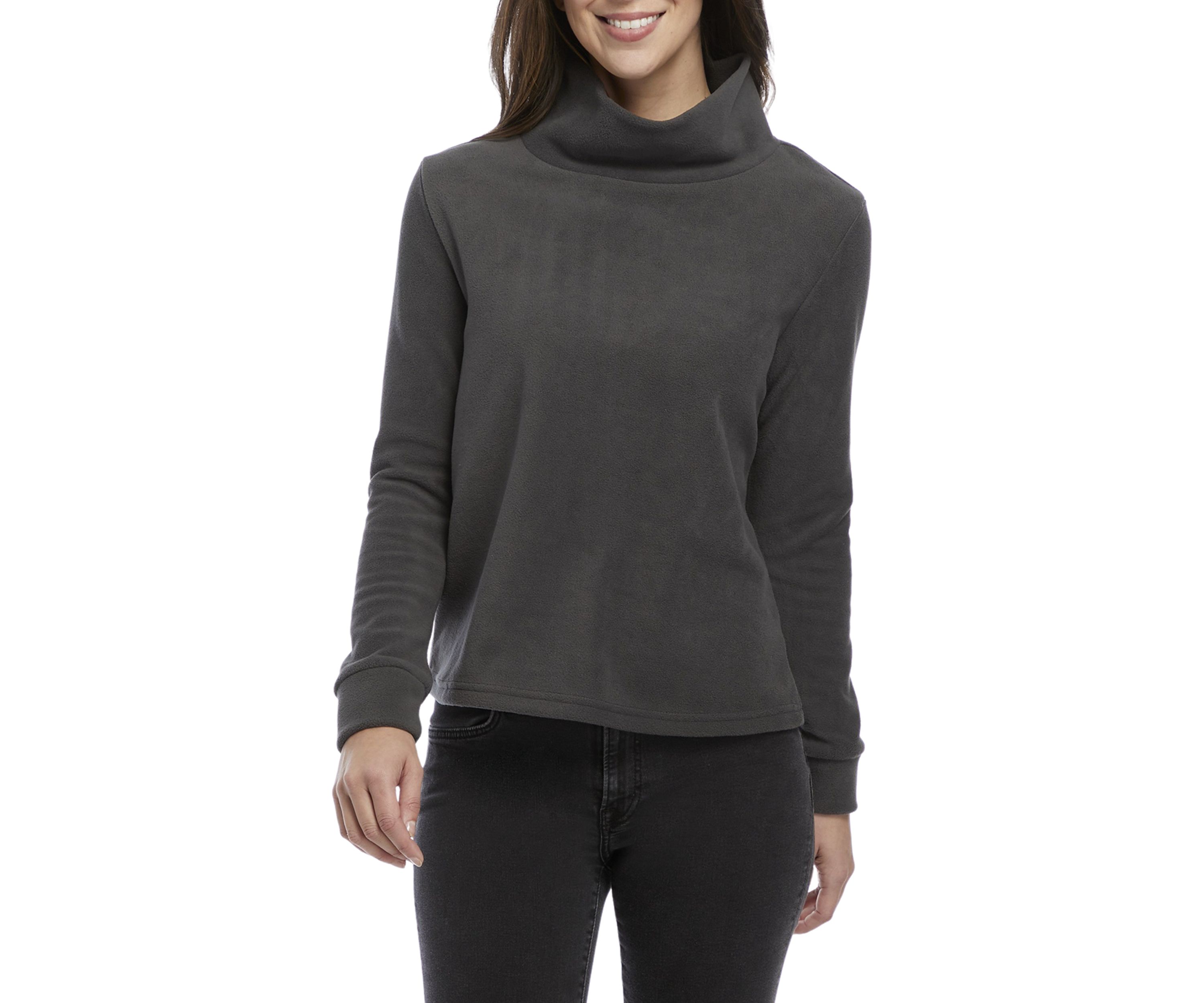 Polar Fleece Turtleneck Sweater 