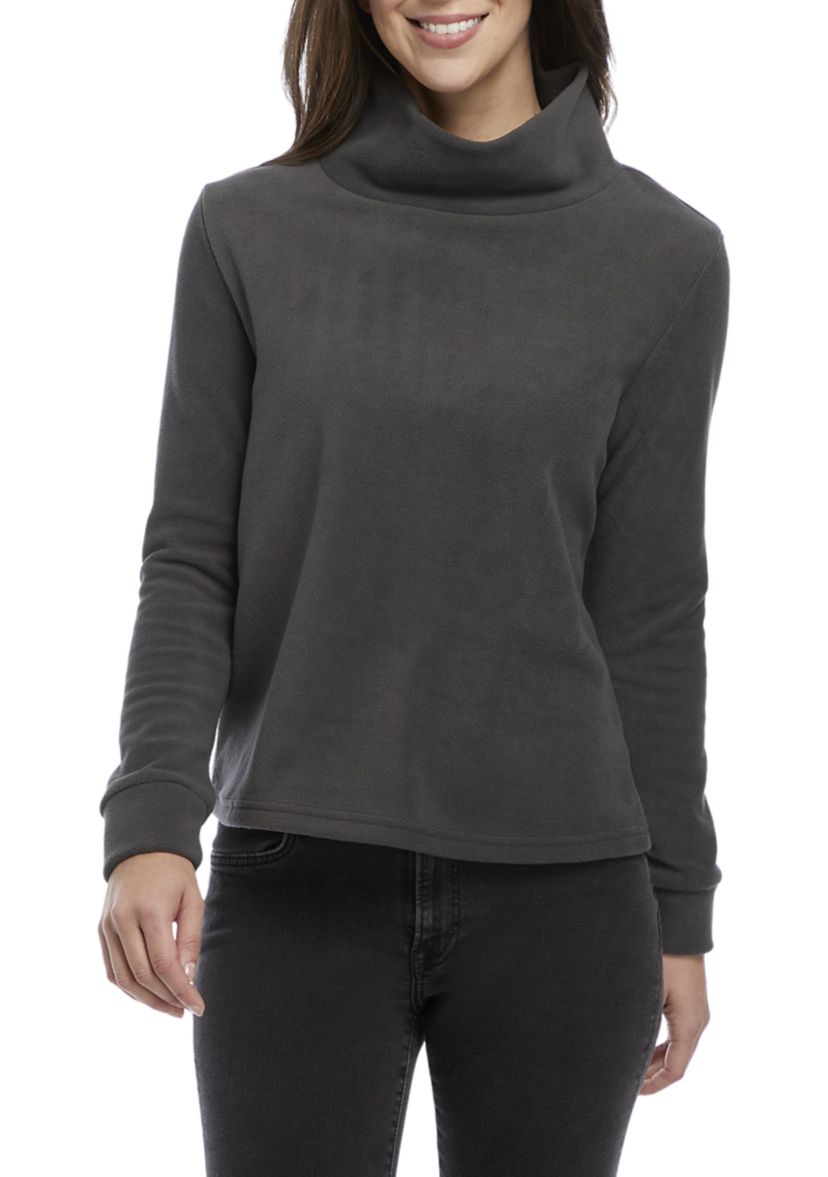 Polar Fleece Turtleneck Sweater 