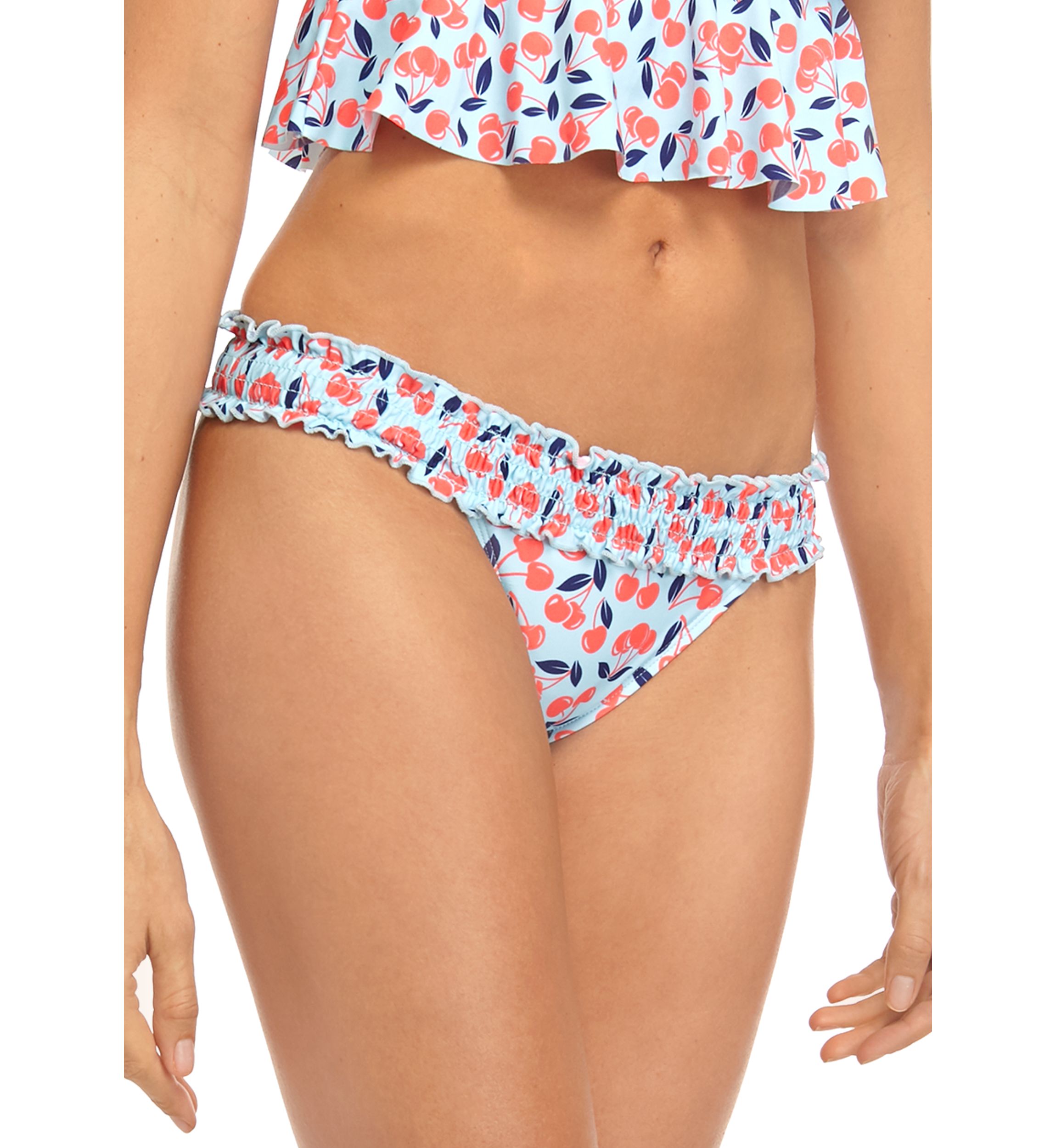 Cherry Hipster Swim Bottoms