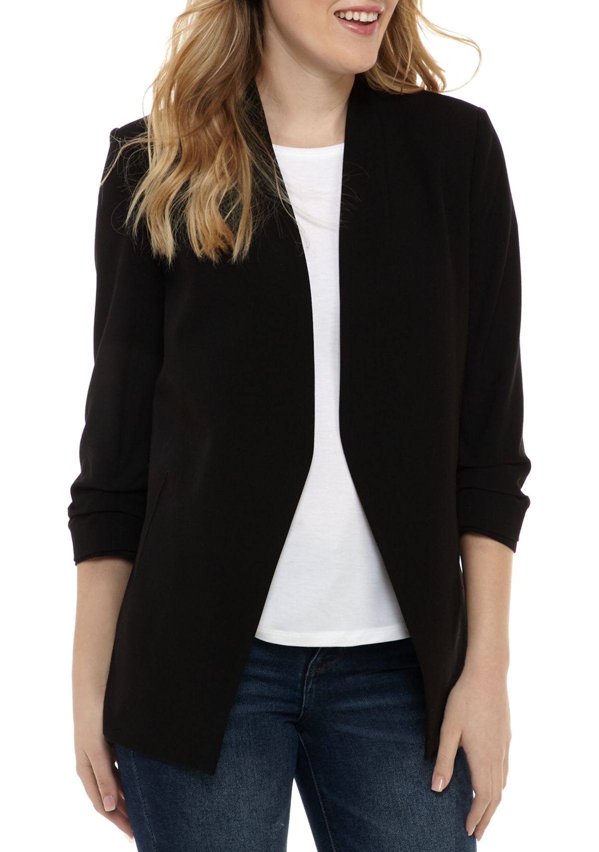 Womens Open Front Blazer