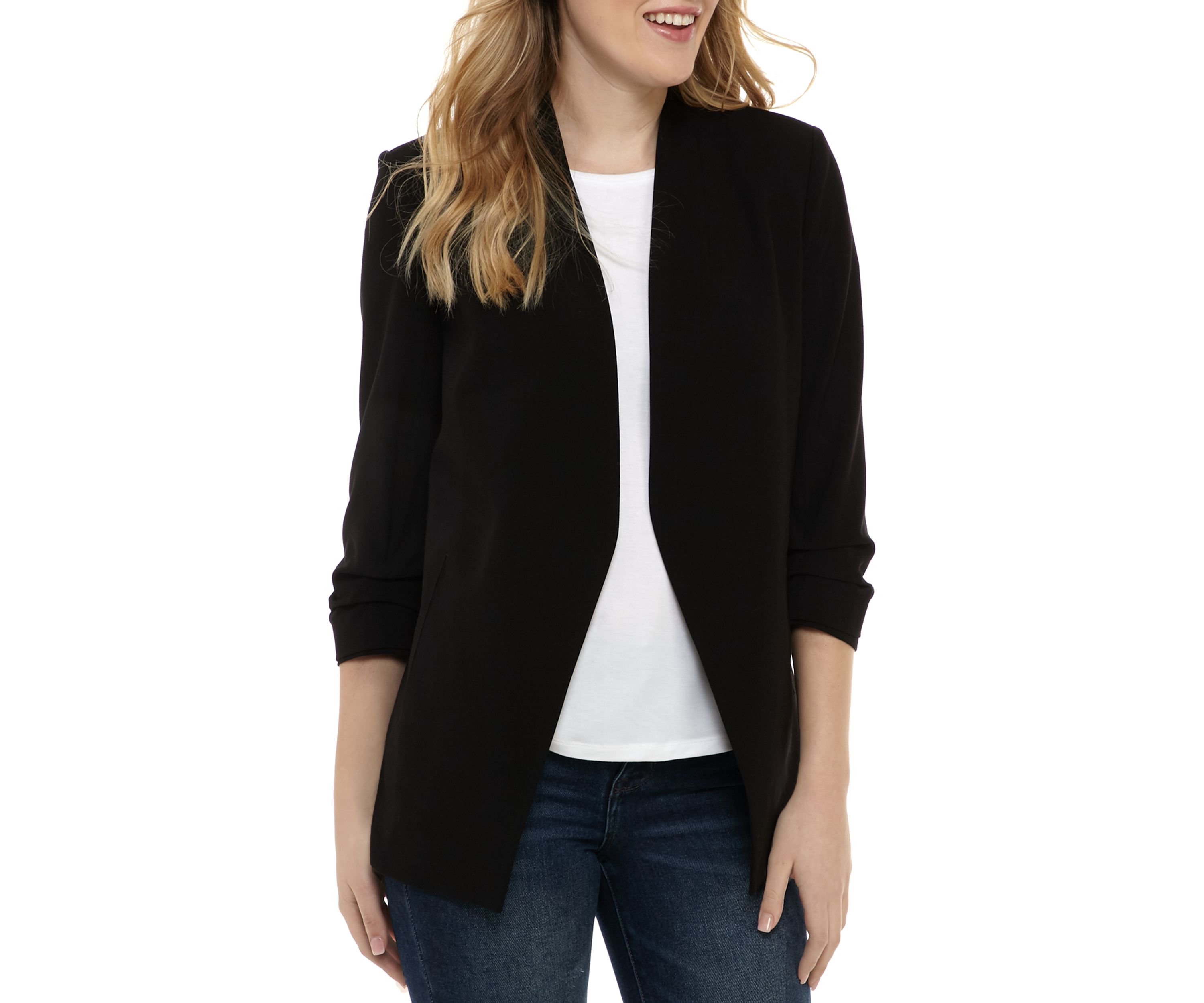 Womens Open Front Blazer