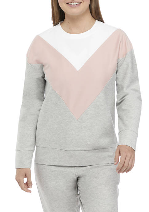 THE LIMITED Womens Color Block Sweatshirt