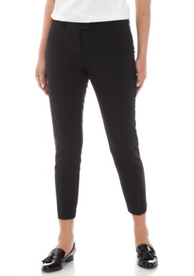 THE LIMITED Women's Slim Cropped Pants, Black, 16