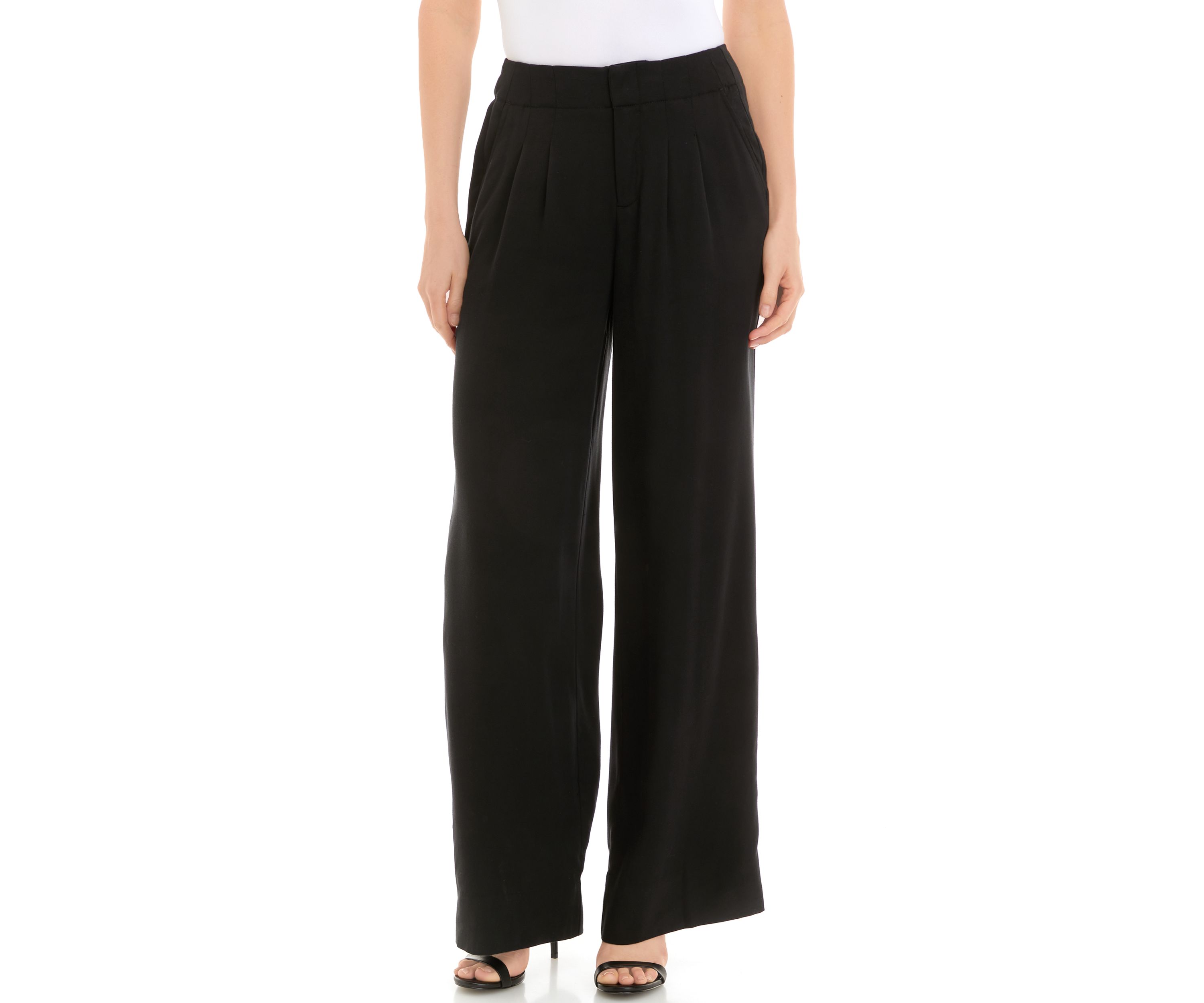 Womens Unlined Pleated Pants