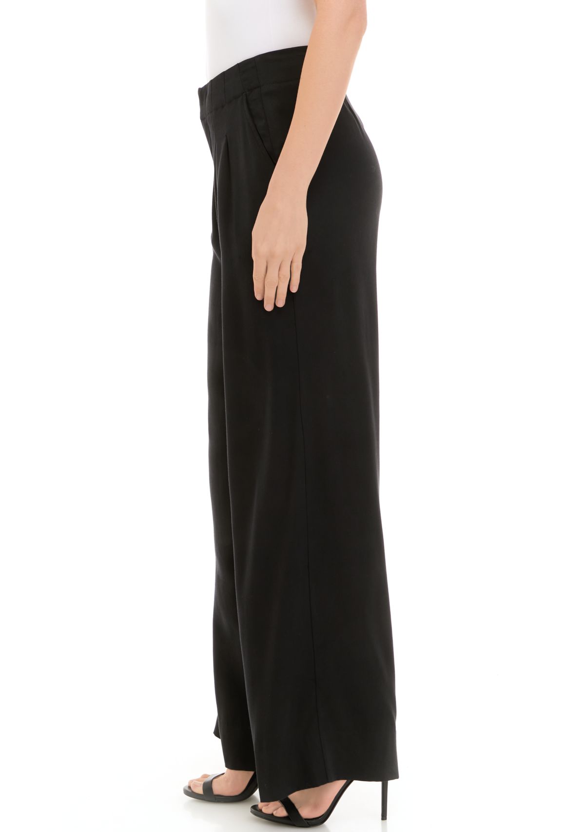 Womens Unlined Pleated Pants