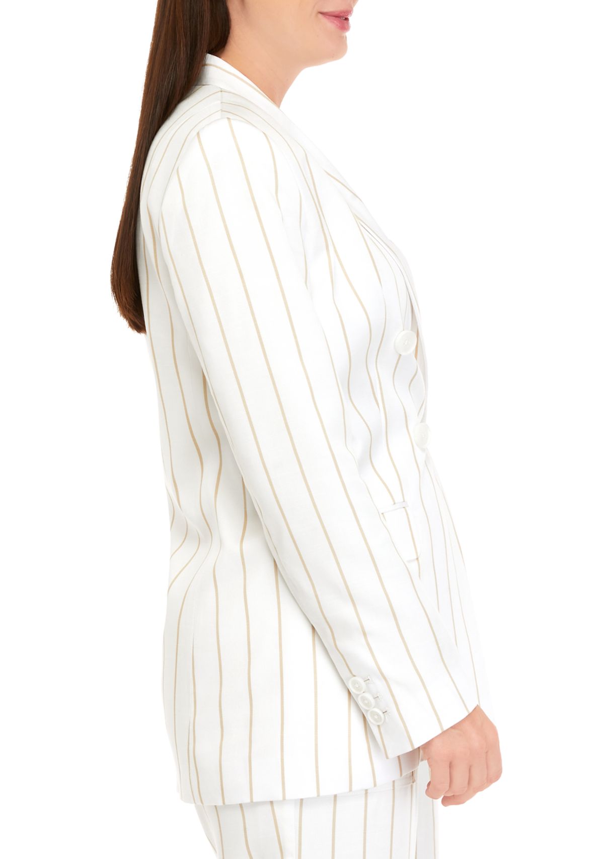 Womens Double Breasted Printed Blazer