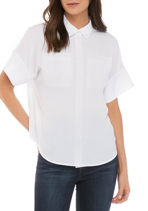 THE LIMITED Women's Short Sleeve 2 Pocket Shirt | belk