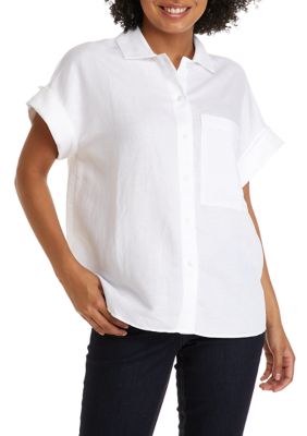 THE LIMITED Women's Linen One Pocket Shirt | belk