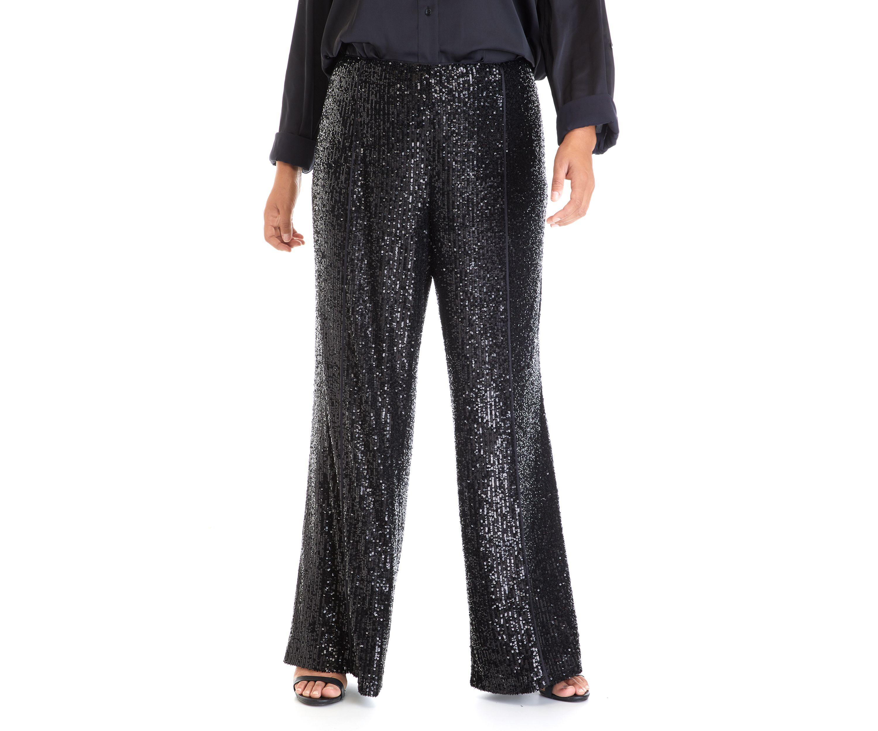 Plus Size Sequin Pants 