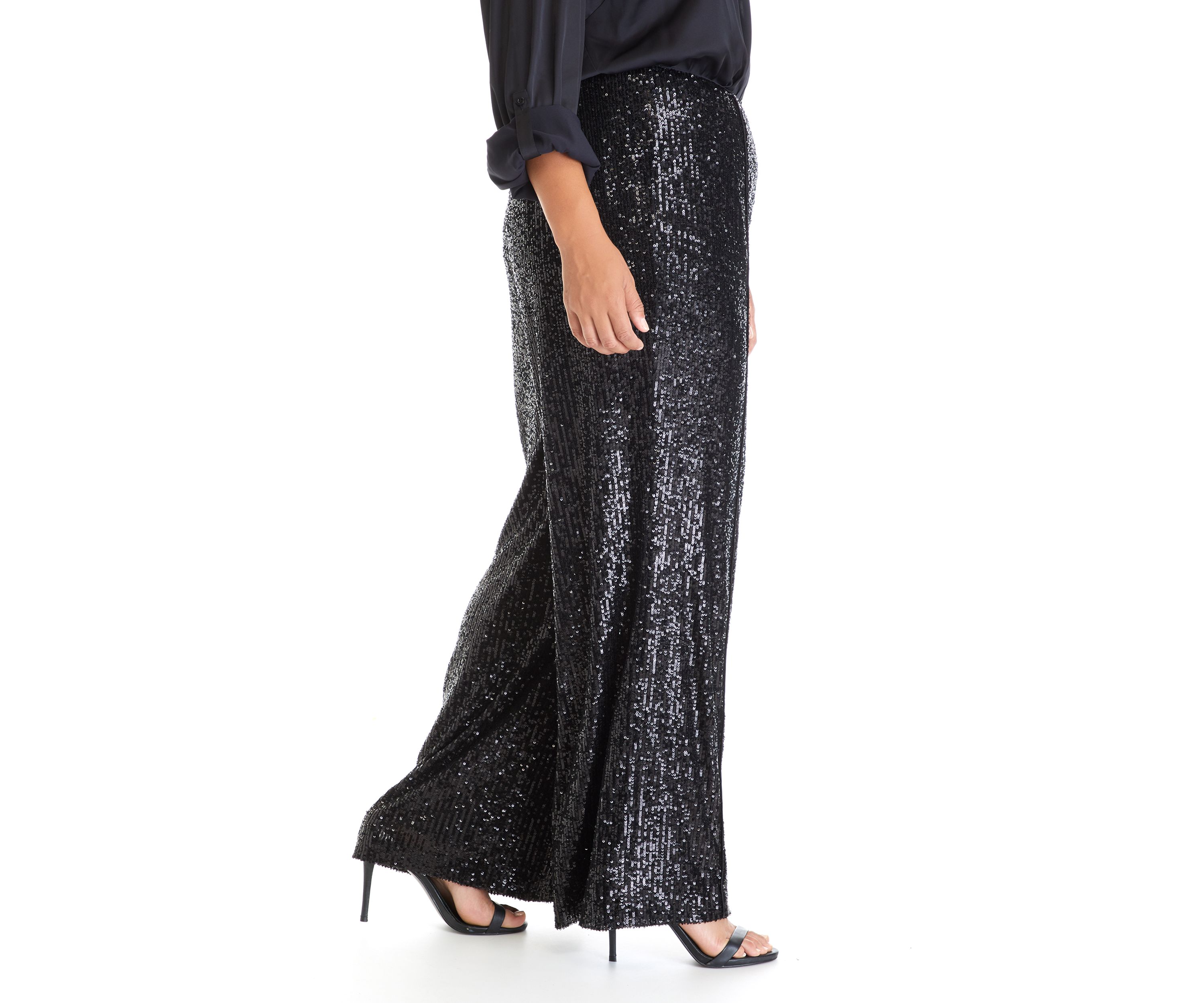 Plus Size Sequin Pants 