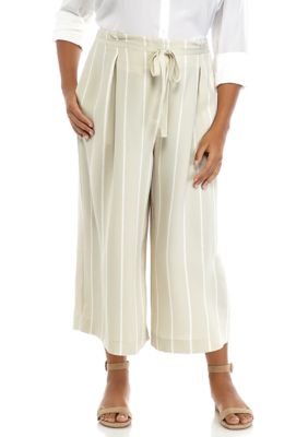 printed culotte pants