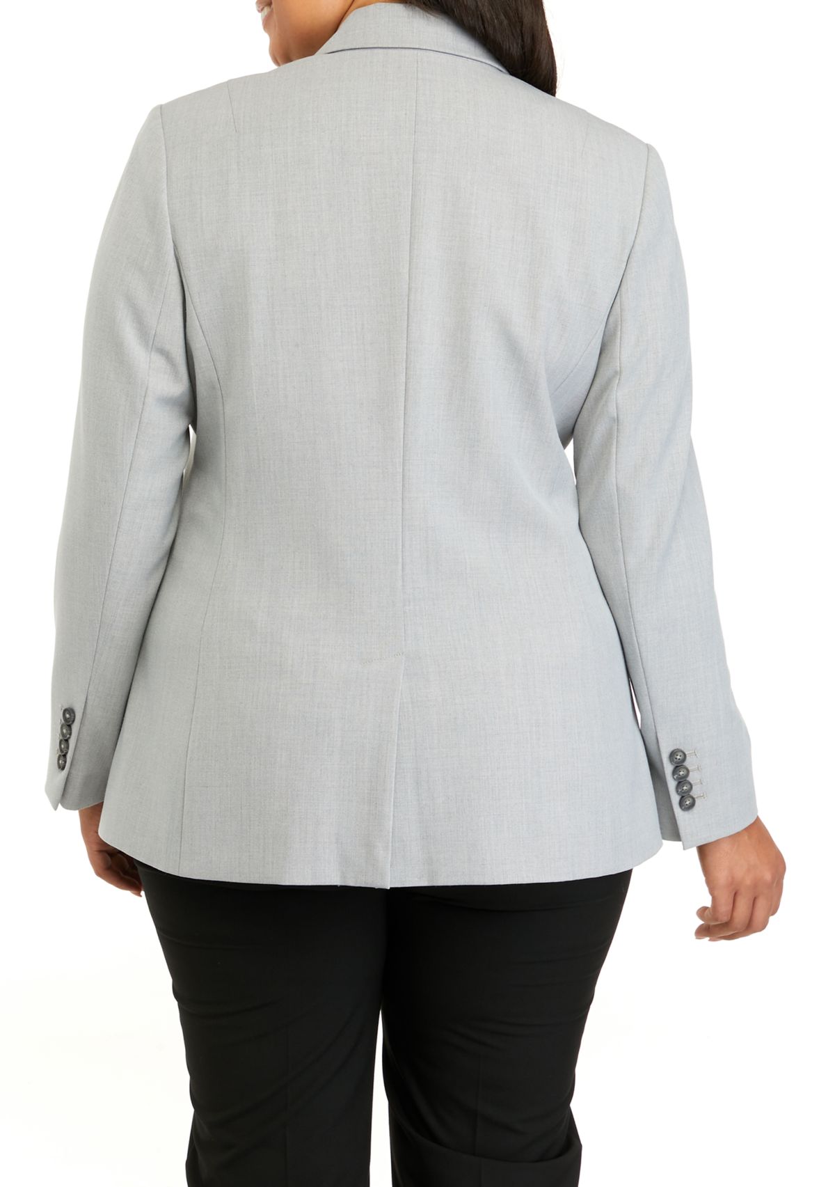 Plus Size Longline Blazer